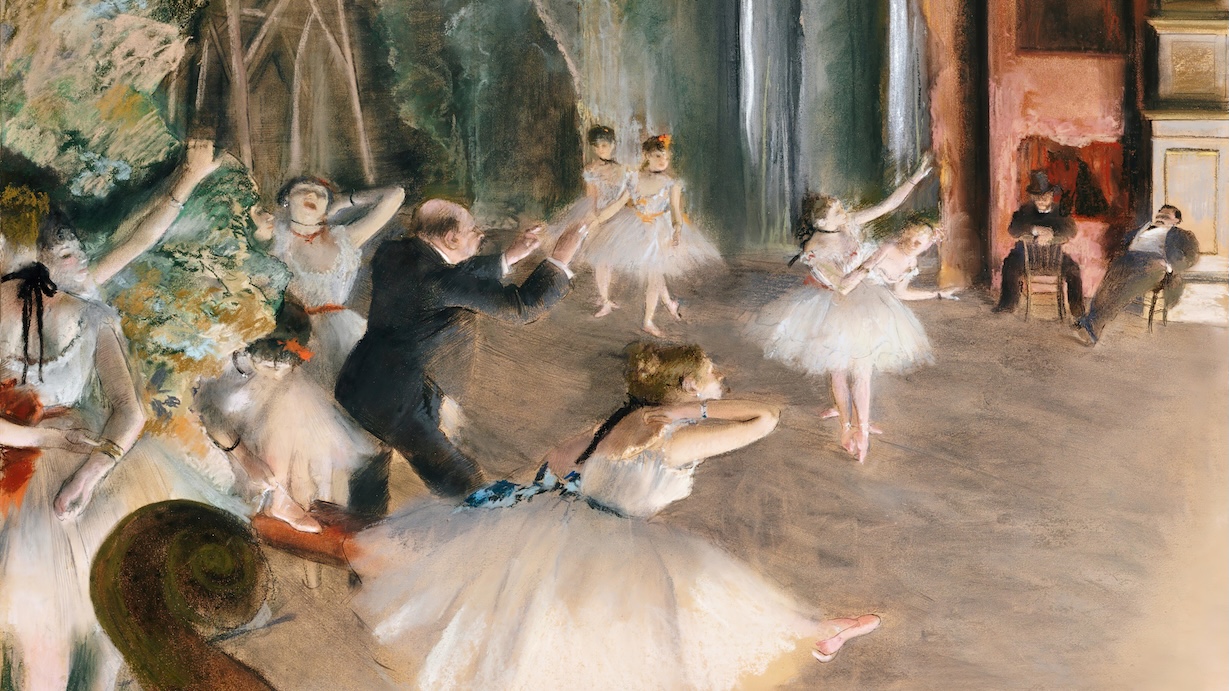 Rehearsal Onstage by Edgar Degas